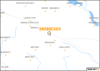 map of Mårbacken