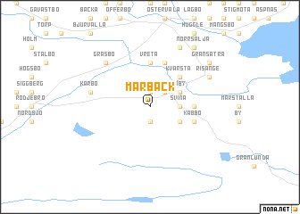 map of Marbäck