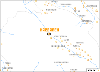 map of Mārbareh