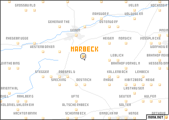 map of Marbeck