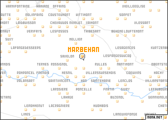 map of Marbehan