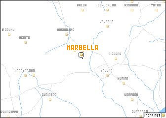 map of Marbella