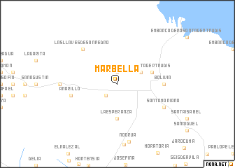 map of Marbella