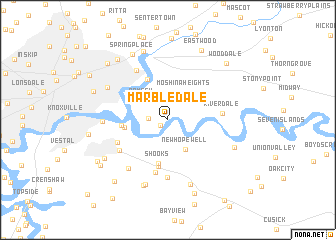 map of Marbledale