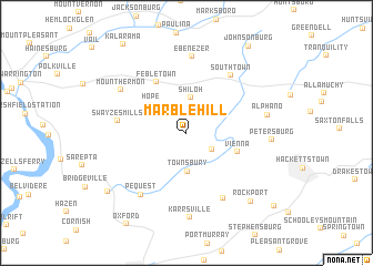 map of Marble Hill