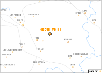 map of Marblehill