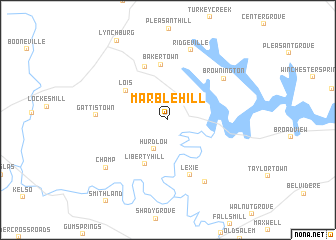 map of Marble Hill