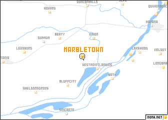 map of Marbletown