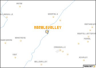 map of Marble Valley