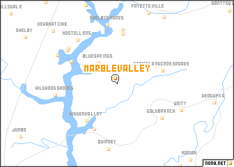 map of Marble Valley