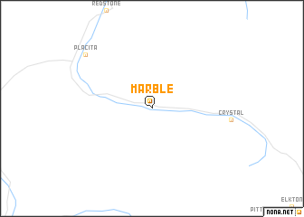 map of Marble