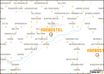 map of Marbostel