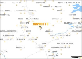map of Marbotte