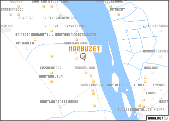 map of Marbuzet