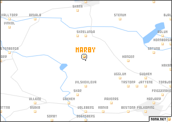 map of Mårby