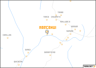 map of Marcahui