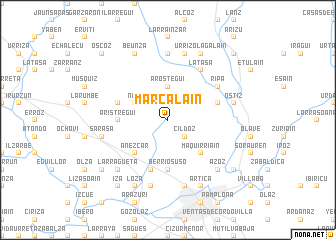 map of Marcaláin