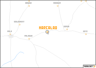map of Marcalao