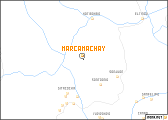 map of Marcamachay