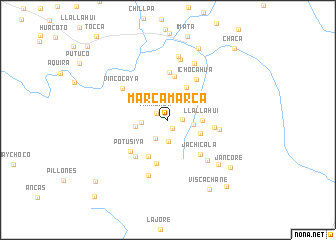 map of Marca Marca