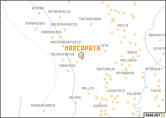 map of Marcapata