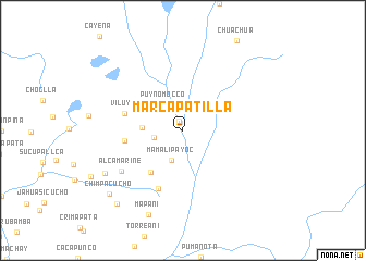 map of Marcapatilla