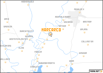 map of Marcarco