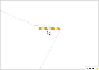 map of Marcauene