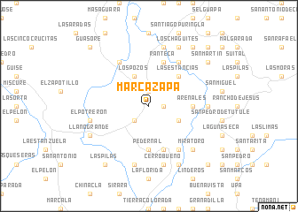 map of Marcazapa