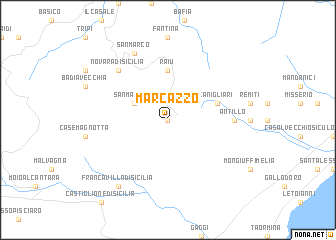 map of Marcazzo