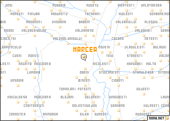 map of Marcea