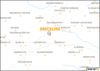 map of Marcelina