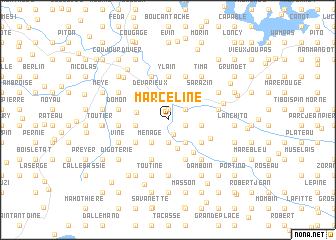 map of Marceline