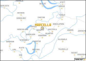 map of Marcella