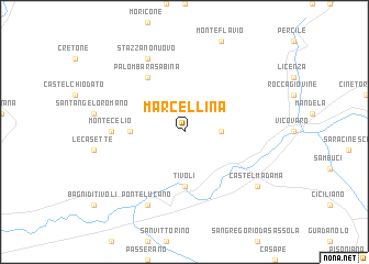 map of Marcellina