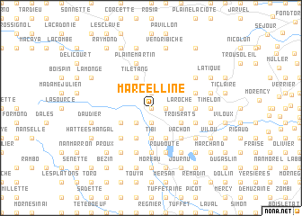 map of Marcelline