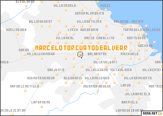 map of Marcelo Torcuato de Alvear