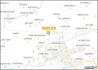 map of Marcem