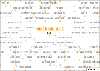 map of Marchainville