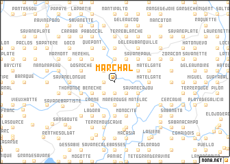 map of Marchal