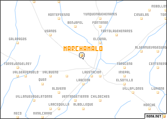 map of Marchamalo