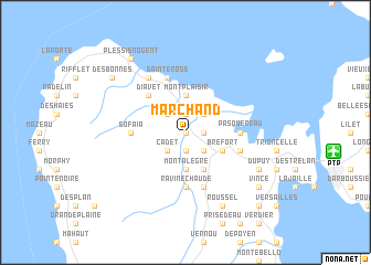 map of Marchand