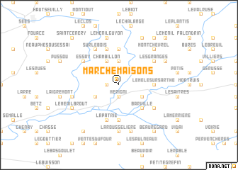 map of Marchemaisons