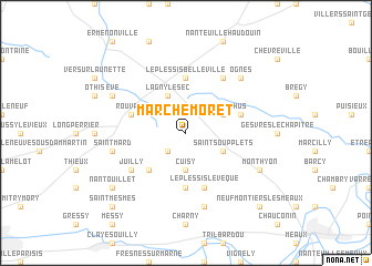 map of Marchémoret