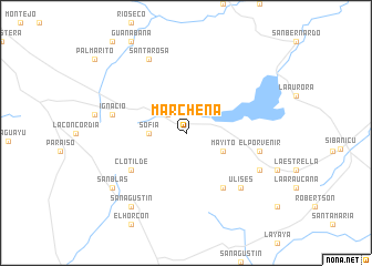 map of Marchena