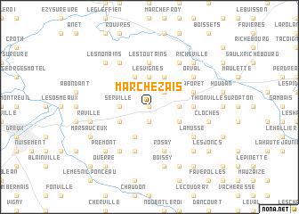 map of Marchezais