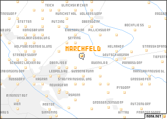 map of Marchfeld