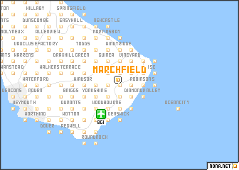 map of Marchfield