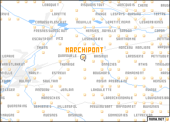 map of Marchipont