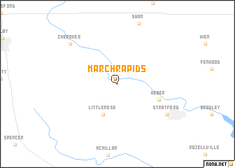 map of March Rapids